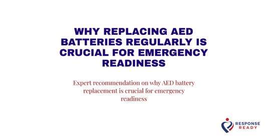 Why replacing AED batteries regularly is crucial for emergency readiness