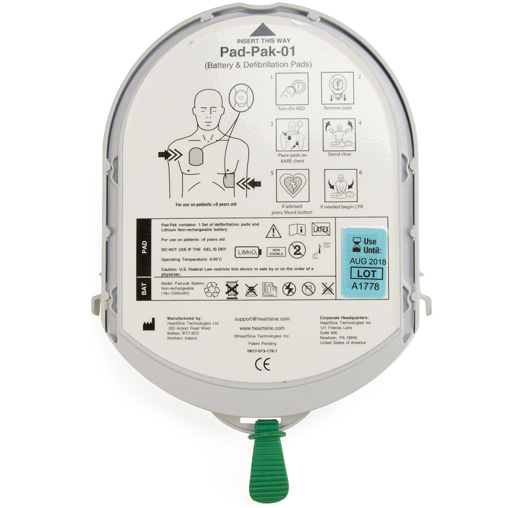 Samaritan Pad Pak 01 AED Cartridge & Battery for Adults