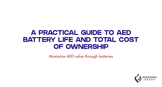 A practical guide to AED battery life and total cost of ownership