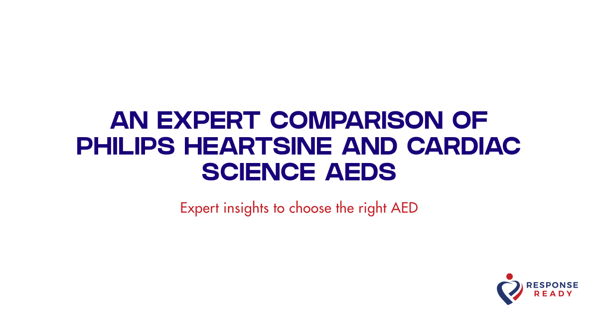 An expert comparison of philips heartsine and cardiac science AEDs