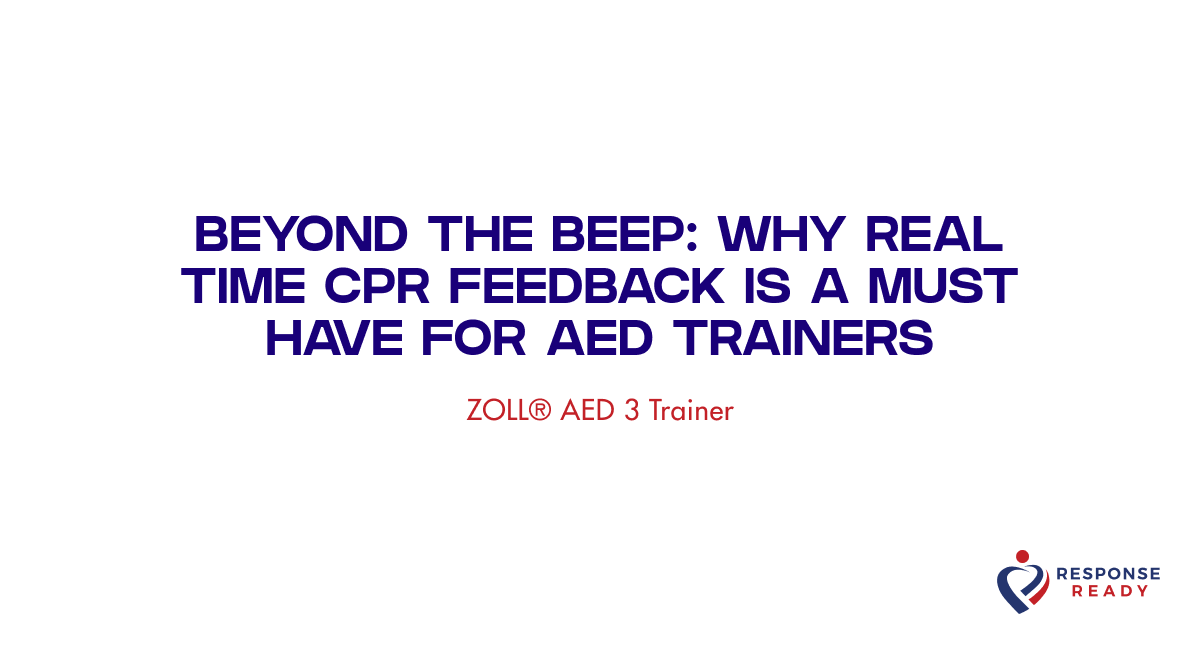 Why real time CPR feedback is a must have for AED trainers