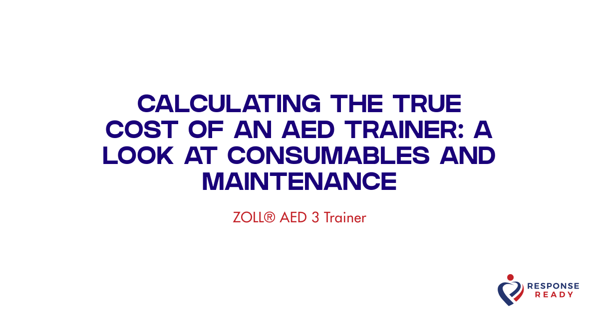 Calculating the true cost of an AED trainer