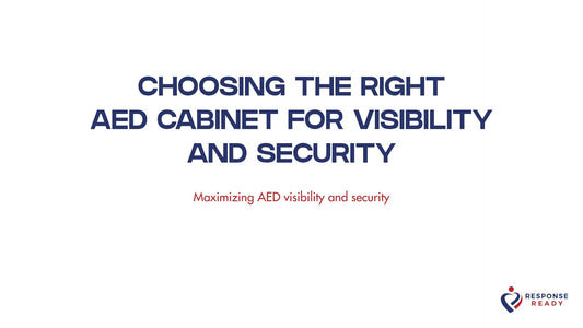 Choosing the right AED cabinet for visibility and security
