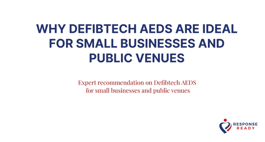 Why Defibtech AEDs are ideal for small businesses and public venues