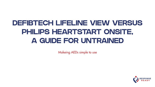 Defibtech Lifeline View versus Philips HeartStart OnSite, a guide for untrained responders