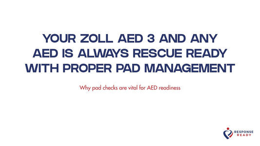 Ensuring your ZOLL AED 3 and any AED is always rescue ready with proper pad management