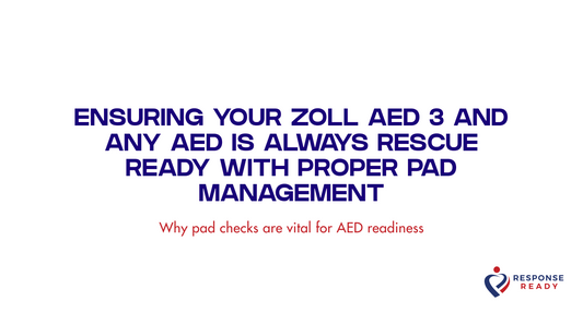 Ensuring your ZOLL AED 3 and any AED is always rescue ready with proper pad management