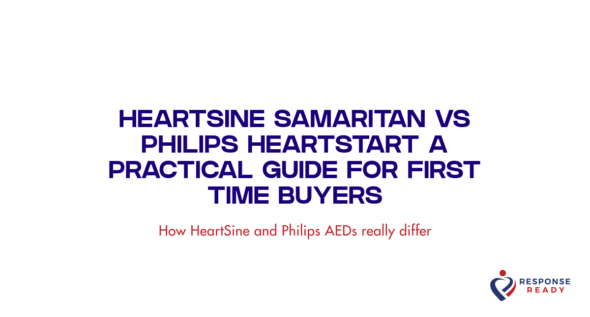 HeartSine Samaritan vs Philips HeartStart a practical guide for first time buyers