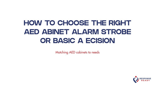 How to choose the right AED cabinet alarm strobe or basic a decision guide for every environment