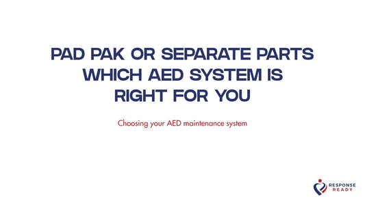 Pad Pak or separate parts which AED system is right for you