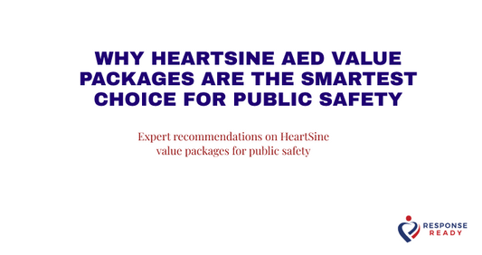 Why HeartSine AED value packages are the smartest choice for public safety