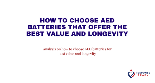 How to choose AED batteries that offer the best value and longevity