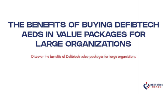 The benefits of buying Defibtech AEDs in value packages for large organizations