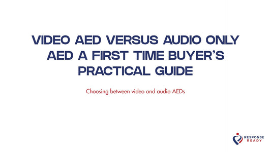 Video AED versus audio only AED a first time buyer's practical guide