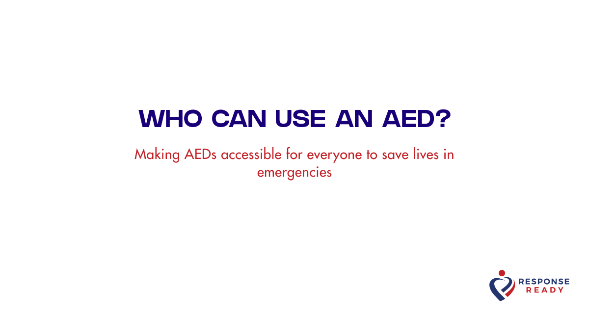 Who can use an AED?