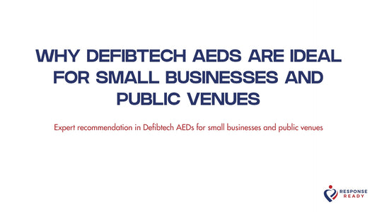 Why Defibtech AEDs are ideal for small businesses and public venues