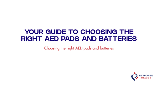 Your guide to choosing the right AED pads and batteries