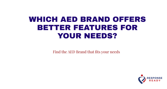 Which AED brand offers better features for your needs?