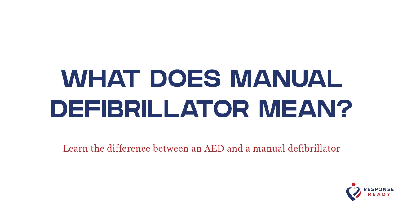 WHAT DOES MANUAL DEFIBRILLATOR MEAN?