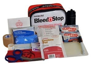 BleedStop Single 300 Bleeding Wound Trauma First Aid Kit