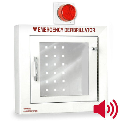 Compact AED Wall Cabinet with Alarm