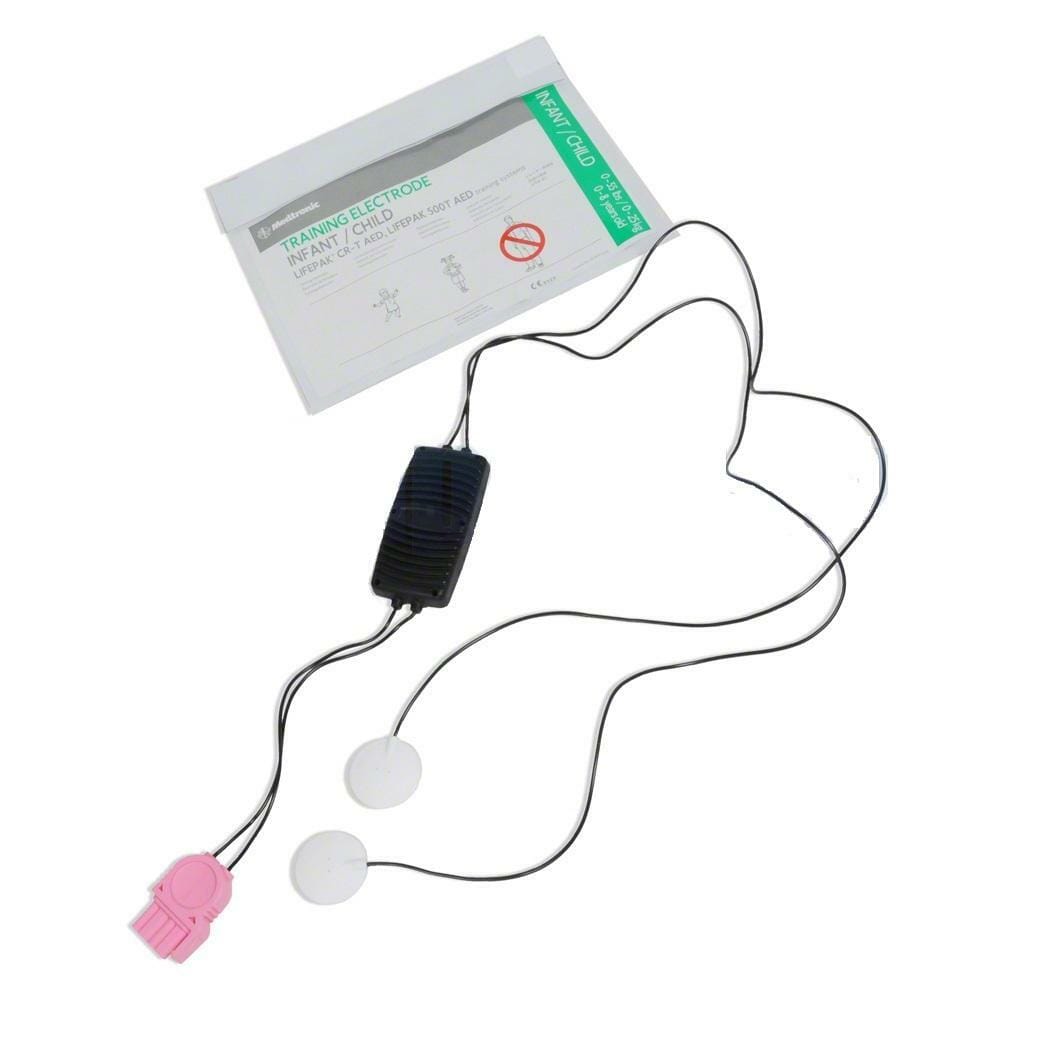 LIFEPAK 500/CR Plus Cable/Connector Assembly/Pouch for Infant/Child AED Training Pads