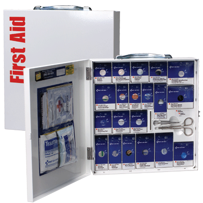 Large Metal SmartCompliance First Aid Cabinet
