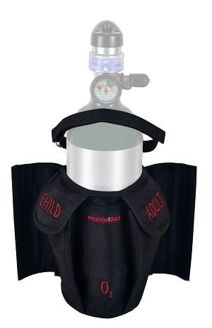 Oxygen Tank Holder for Easy-Roll Station & Bags