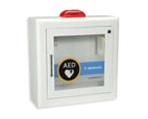 Physio-Control Surface Mount Stainless Steel AED Cabinet – responseready