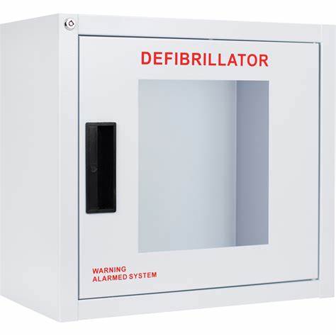 Compact AED Cabinet with Alarm